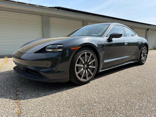 Volcano Grey Metallic 2024 Porsche Taycan 4S