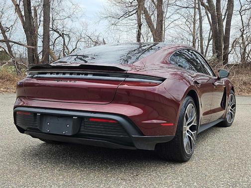 Cherry Metallic 2021 Porsche Taycan 4S