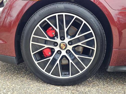 Cherry Metallic 2021 Porsche Taycan 4S