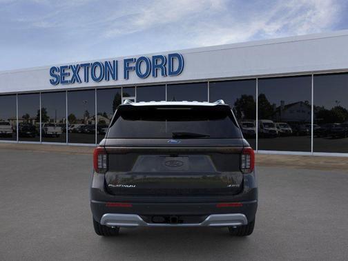 Agate Black Metallic 2026 Ford Explorer Platinum