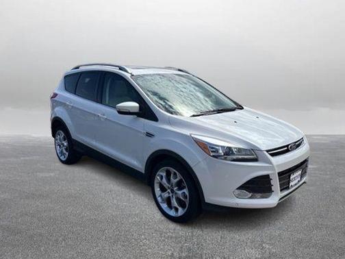White Platinum Tri-Coat Metallic 2015 Ford Escape Titanium