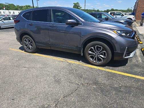 Modern Steel Metallic 2021 Honda CR-V EX-L