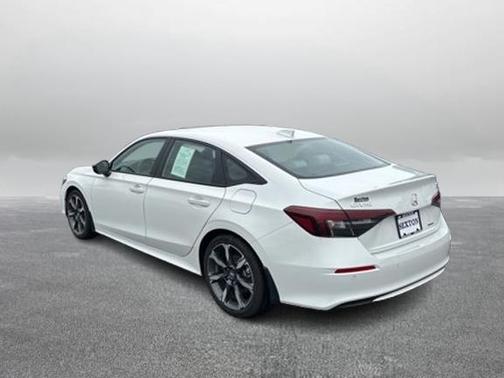 Platinum White Pearl 2025 Honda Civic Hybrid