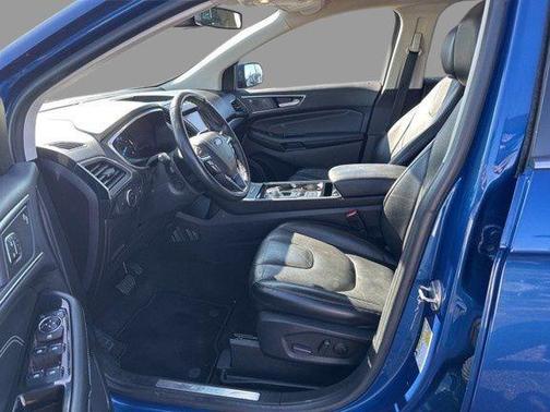 Atlas Blue Metallic 2020 Ford Edge Titanium