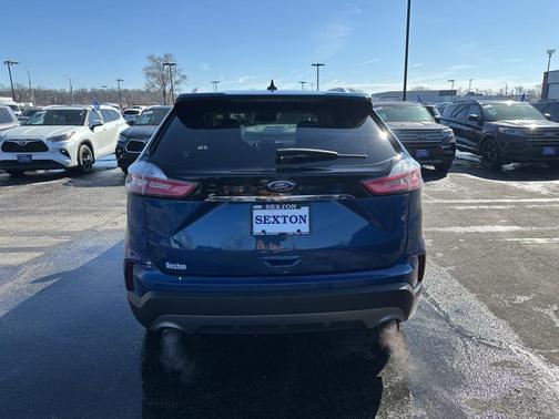 Atlas Blue Metallic 2020 Ford Edge Titanium