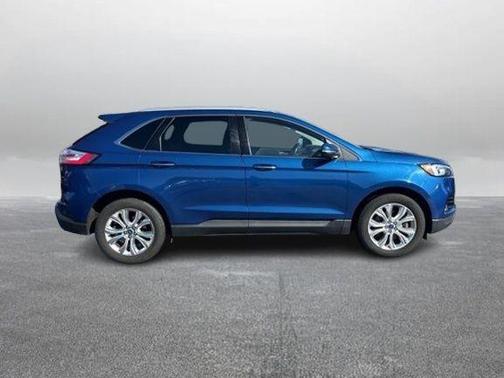 Atlas Blue Metallic 2020 Ford Edge Titanium