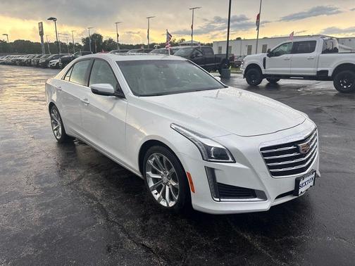 Crystal White Tri-Coat 2018 Cadillac CTS 2.0L Turbo Luxury