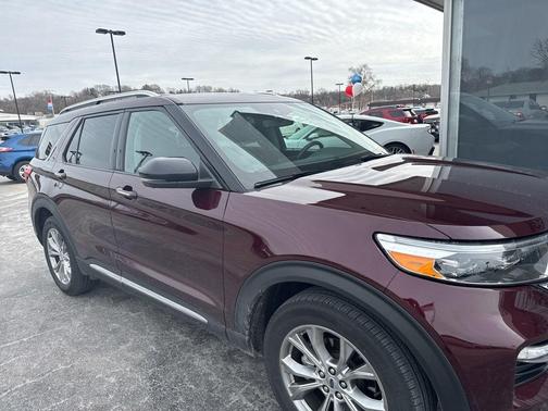 Burgundy Velvet Tinted Clearcoat 2022 Ford Explorer Limited