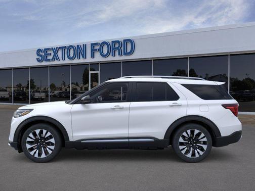 Star White 2026 Ford Explorer Platinum