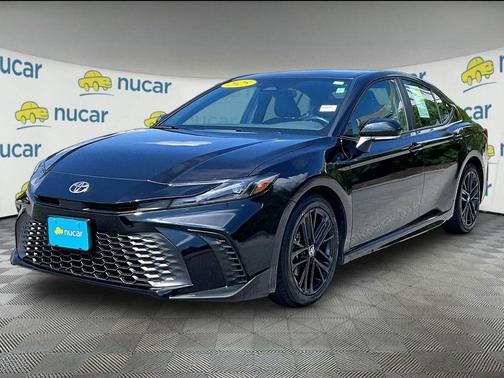 Midnight Black Metallic 2025 Toyota Camry SE