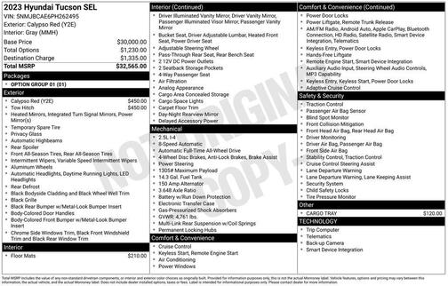 2023 Hyundai TUCSON SEL