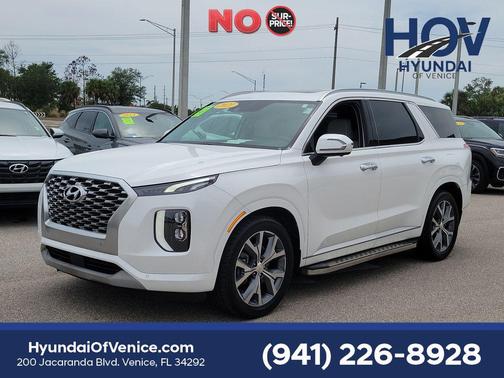 Hyper White 2021 Hyundai PALISADE Limited