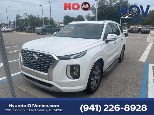 Hyper White 2021 Hyundai PALISADE Limited