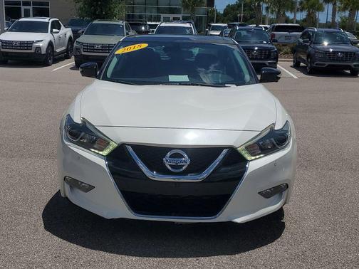 Pearl White 2018 Nissan Maxima 3.5 Platinum