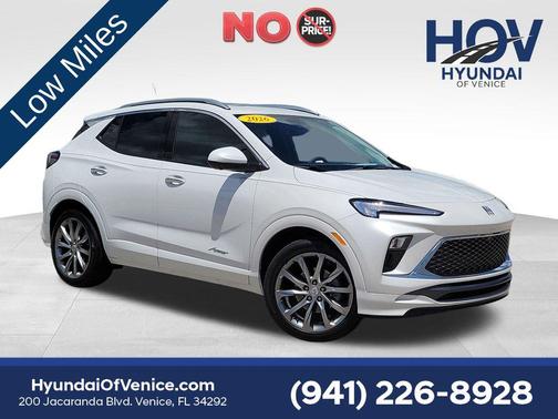 White Frost Tricoat 2026 Buick Encore GX Avenir