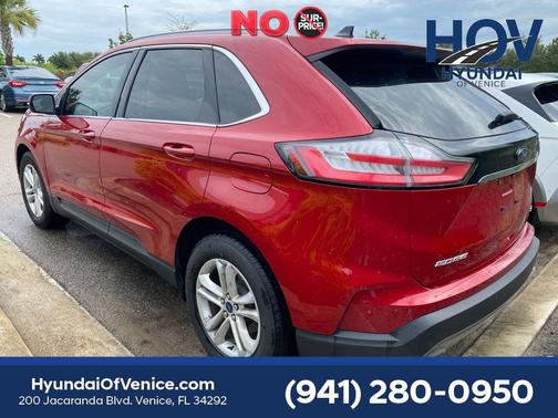 Rapid Red Metallic Tinted Clearcoat 2020 Ford Edge SEL