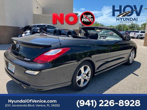 Black 2008 Toyota Camry Solara Sport