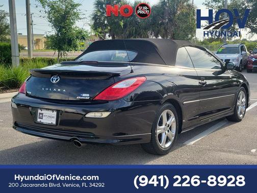 Black 2008 Toyota Camry Solara Sport