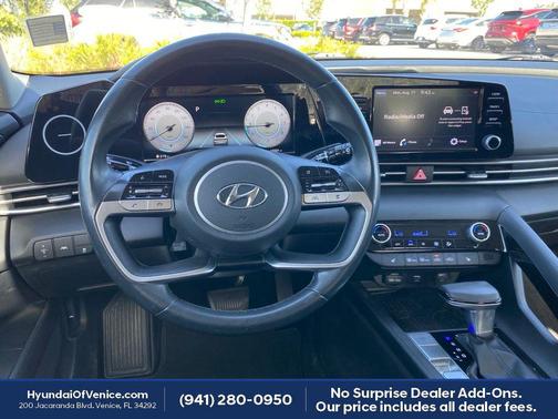 Quartz White 2021 Hyundai ELANTRA SEL