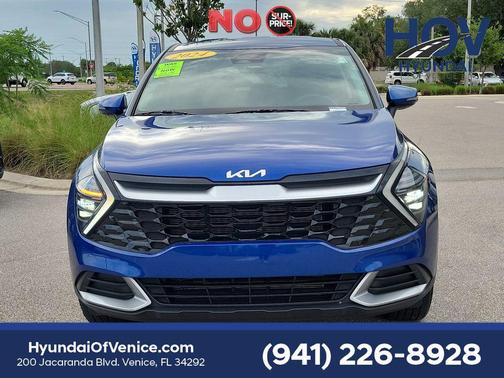 Sapphire Blue 2024 Kia Sportage EX