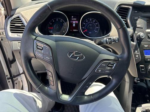 Monaco White 2015 Hyundai SANTA FE Limited