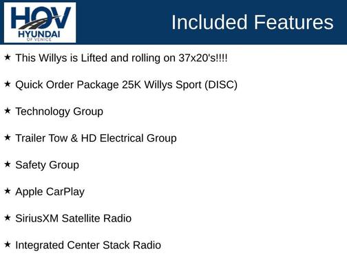 2021 Jeep Wrangler Willys