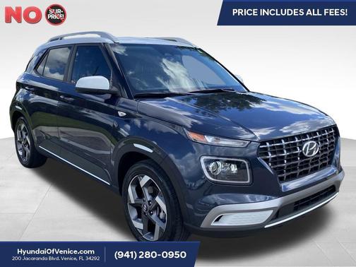 Denim w/White Roof 2024 Hyundai VENUE Limited