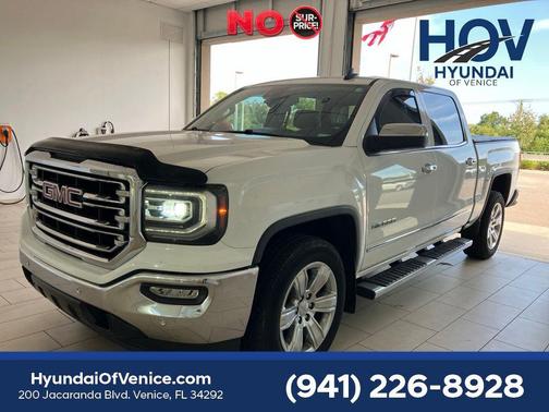 Summit White 2018 GMC Sierra 1500 SLT