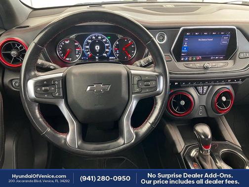 Silver Ice Metallic 2022 Chevrolet Blazer RS