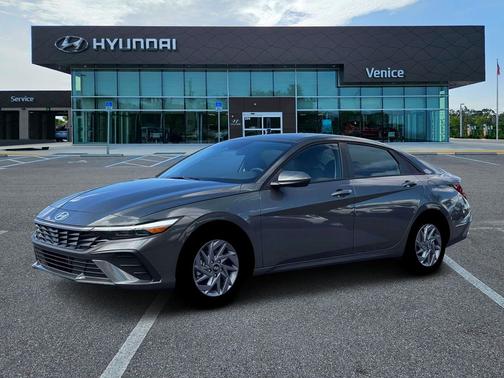 Amazon Gray 2026 Hyundai ELANTRA HEV Blue