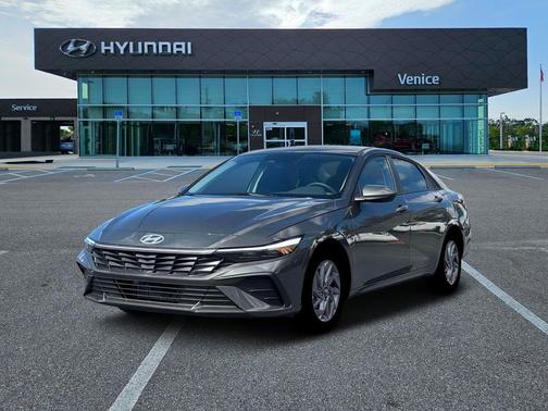 Amazon Gray 2026 Hyundai ELANTRA HEV Blue