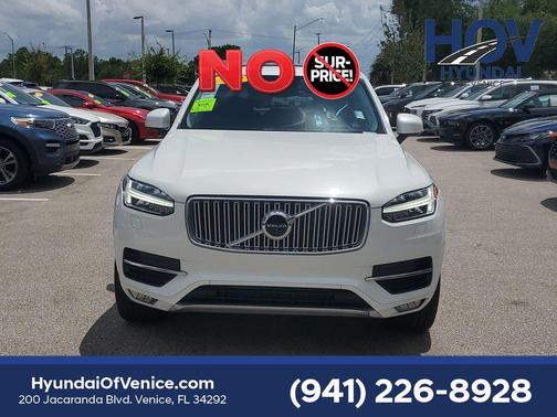 Crystal White Pearl 2019 Volvo XC90 T6 Inscription