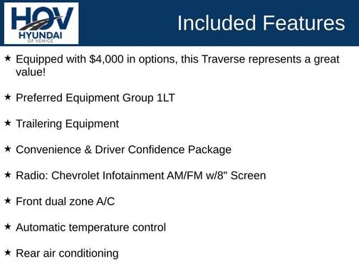 2019 Chevrolet Traverse LT Cloth