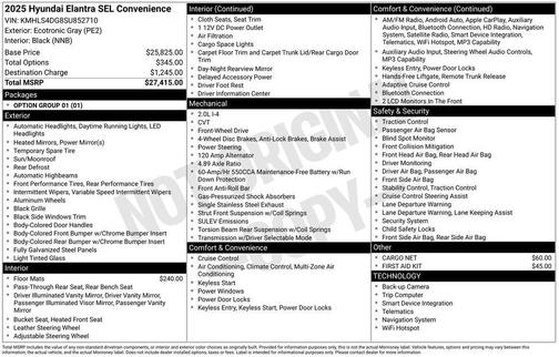 2025 Hyundai ELANTRA SEL