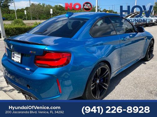 Long Beach Blue Metallic 2018 BMW M2 Base