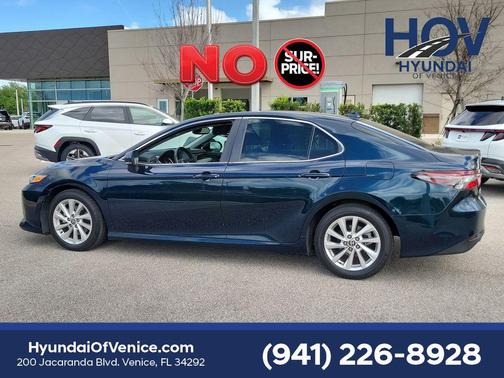 Galactic Aqua Mica 2021 Toyota Camry LE