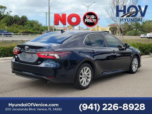 Galactic Aqua Mica 2021 Toyota Camry LE