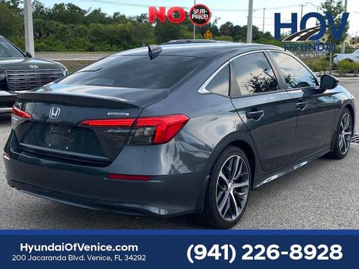 Meteorite Gray Metallic 2024 Honda Civic Touring