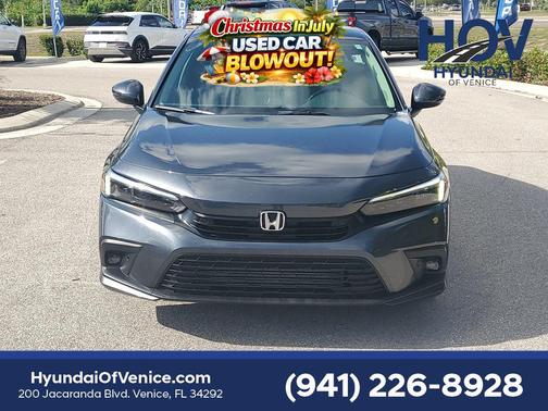 Meteorite Gray Metallic 2024 Honda Civic Touring