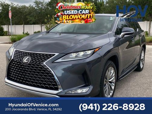 Cloudburst Gray 2022 Lexus RX 350L Luxury