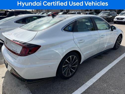 Quartz White 2022 Hyundai SONATA Limited