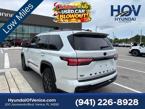 Wind Chill Pearl 2025 Toyota Sequoia Platinum