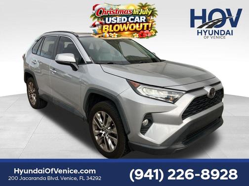 Silver Sky Metallic 2021 Toyota RAV4 XLE Premium