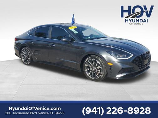 Portofino Gray 2023 Hyundai SONATA Limited