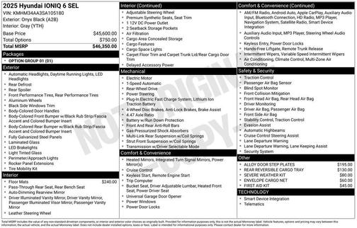 2025 Hyundai IONIQ 6 SEL