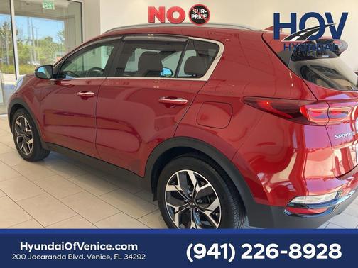 Hyper Red 2020 Kia Sportage EX