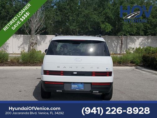 Serenity White 2026 Hyundai SANTA FE SEL 2.4
