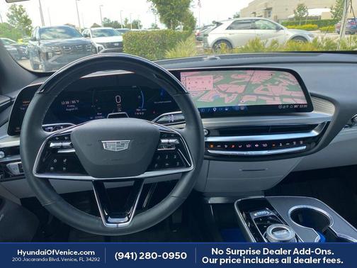 Crystal White Tricoat 2025 Cadillac LYRIQ Sport