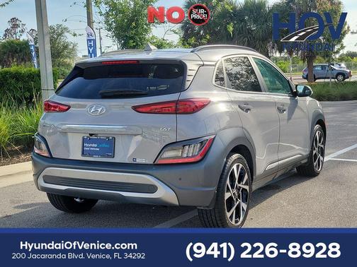 Cyber Silver 2022 Hyundai KONA Limited