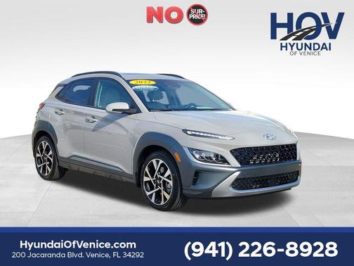 Cyber Silver 2022 Hyundai KONA Limited